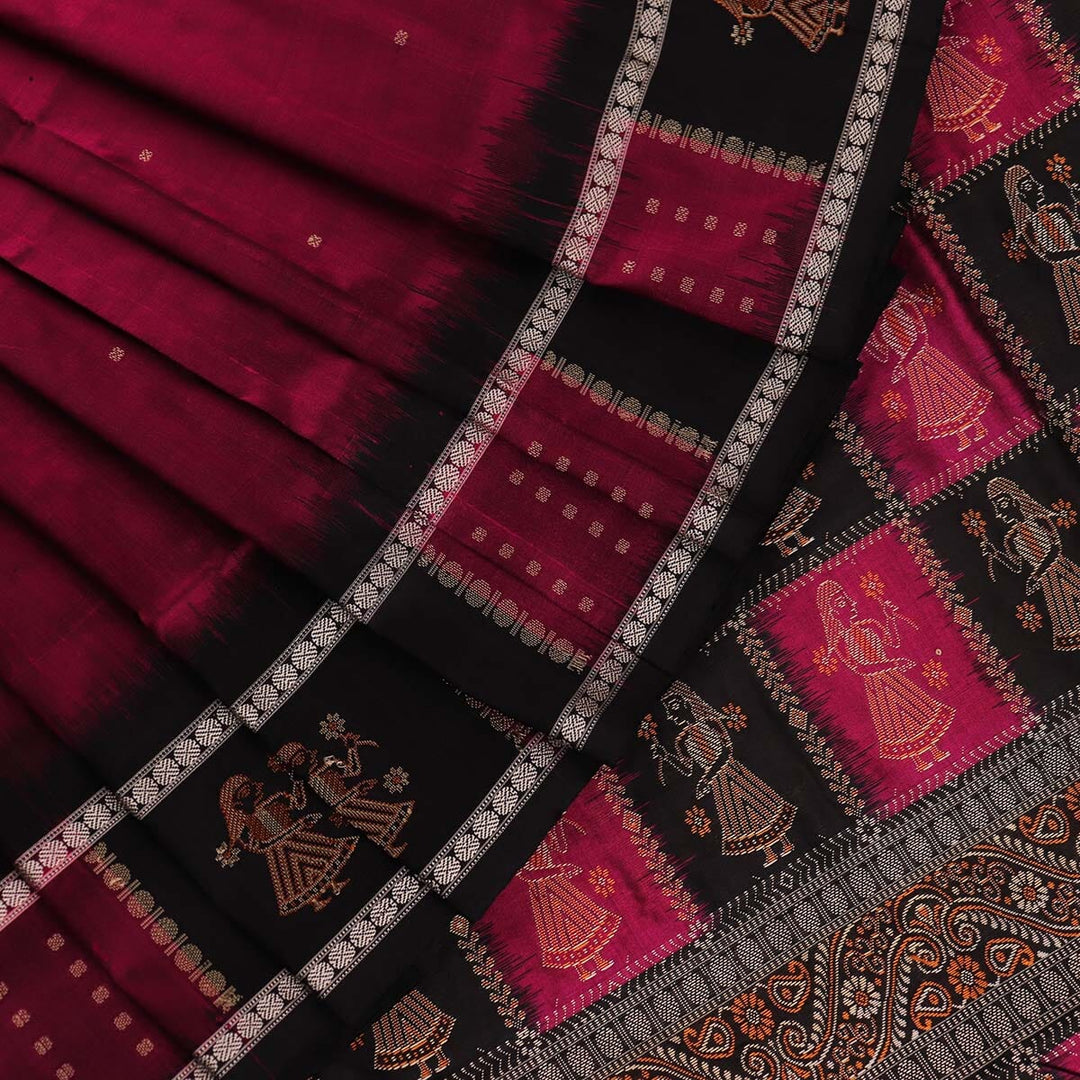 Handloom Silk Bomkai Saree Handloom Saree_Bomkai Silk Priyadarshini Handloom 