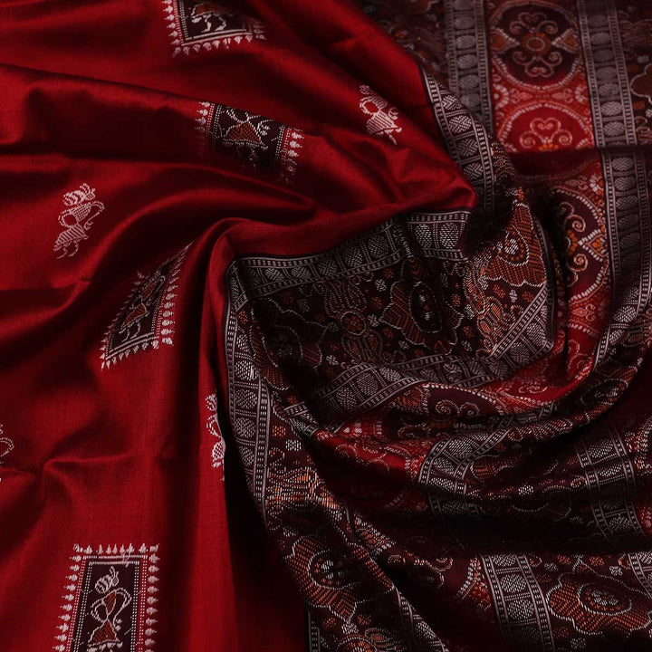 Handloom Silk Bomkai Saree Handloom Saree_Bomkai Silk Priyadarshini Handloom