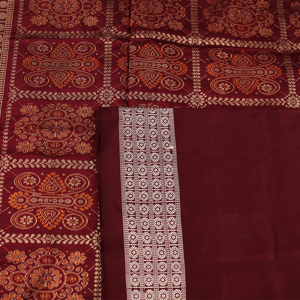 Handloom Silk Bomkai Saree Handloom Saree_Bomkai Silk Priyadarshini Handloom