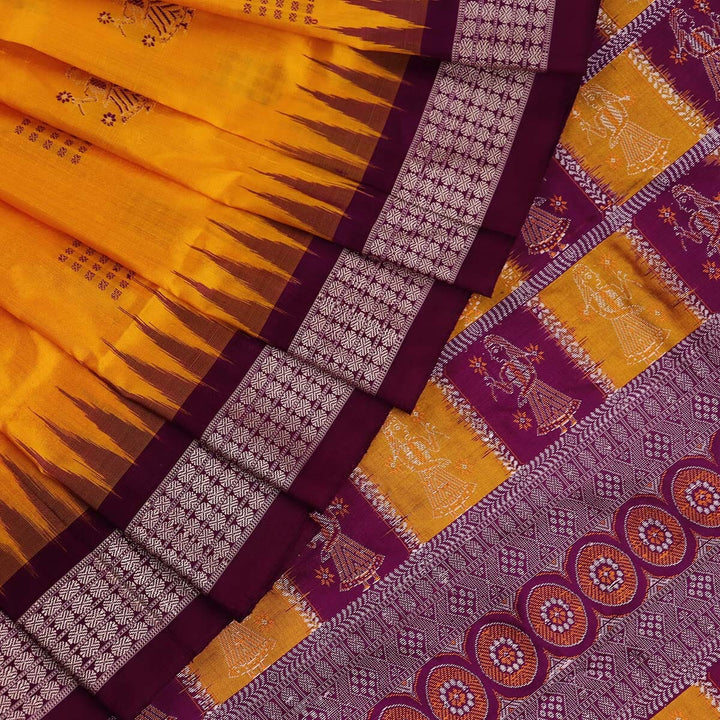 Handloom Silk Bomkai Saree Handloom Saree_Bomkai Silk Priyadarshini Handloom