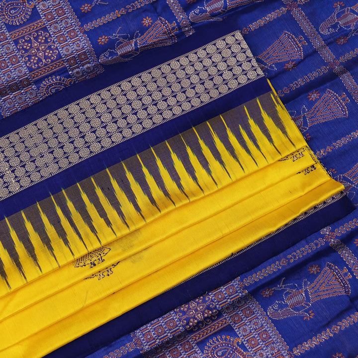 Handloom Silk Bomkai Saree Handloom Saree_Bomkai Silk Priyadarshini Handloom