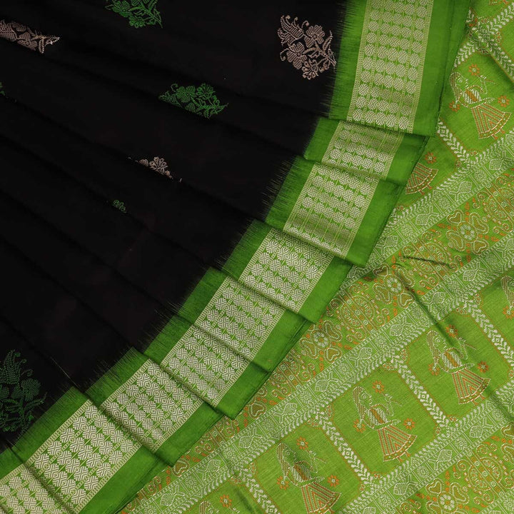 Handloom Silk Bomkai Saree Handloom Saree_Bomkai Silk Priyadarshini Handloom
