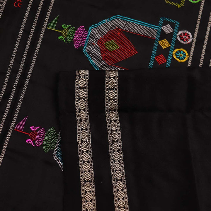 Handloom Silk Bomkai Saree Handloom Saree_Bomkai Silk Priyadarshini Handloom