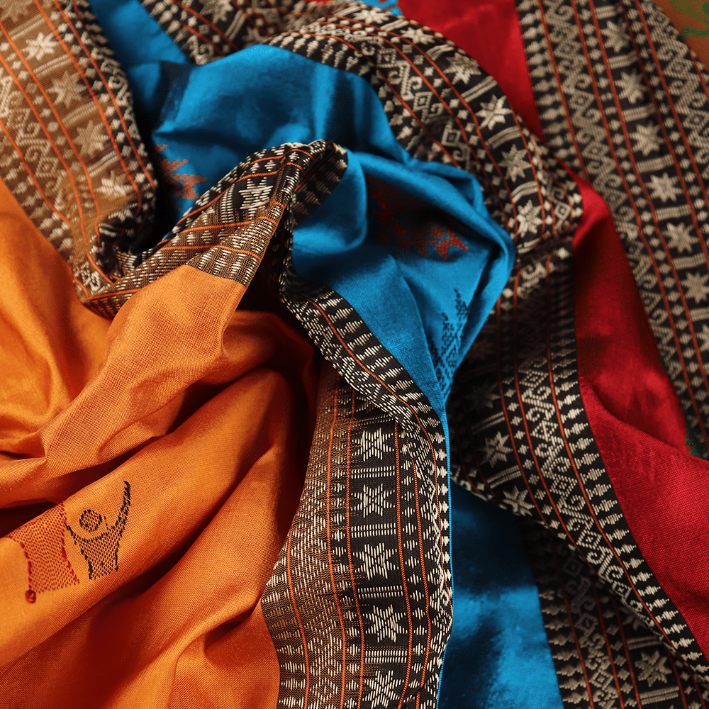 Handloom Silk Bomkai Saree Handloom Saree_Bomkai Silk Priyadarshini Handloom