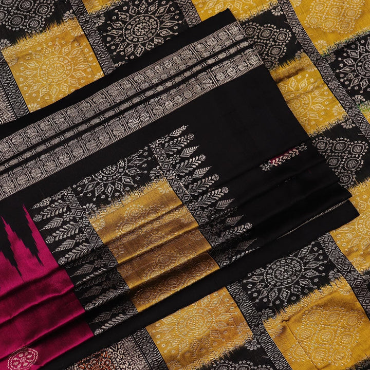 Handloom Silk Bomkai Saree Handloom Saree_Bomkai Silk Priyadarshini Handloom