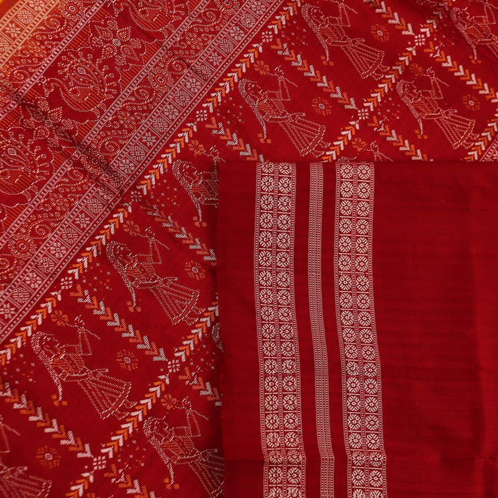 Handloom Silk Bomkai Saree Handloom Saree_Bomkai Silk Priyadarshini Handloom