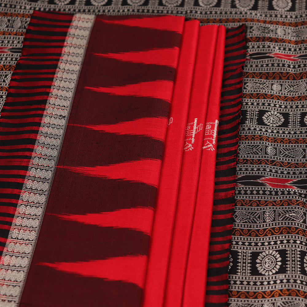 Handloom Silk Bomkai Saree Handloom Saree_Bomkai Silk Priyadarshini Handloom