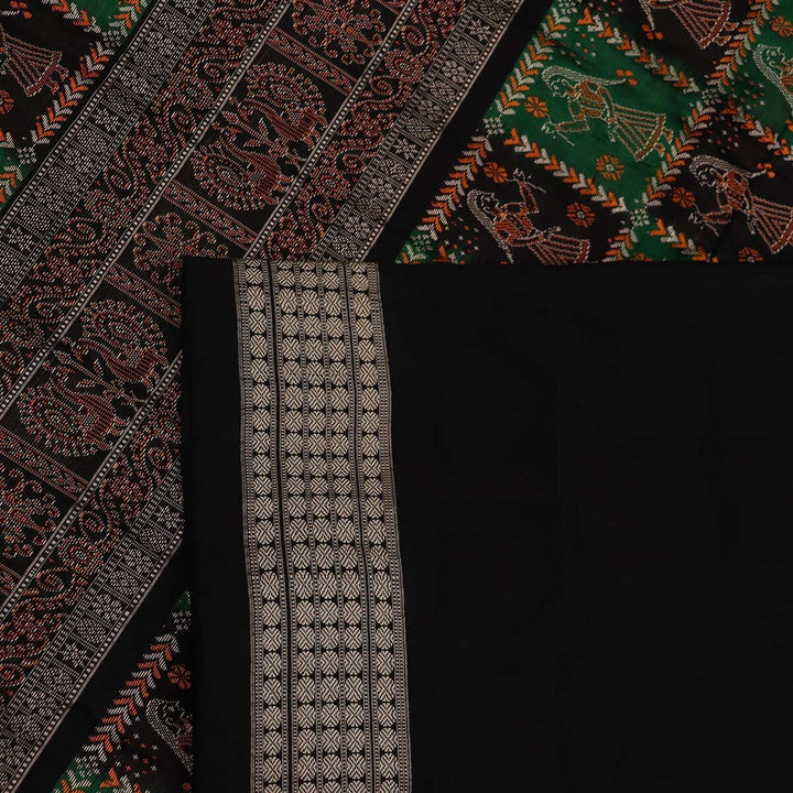 Handloom Silk Bomkai Saree Handloom Saree_Bomkai Silk Priyadarshini Handloom