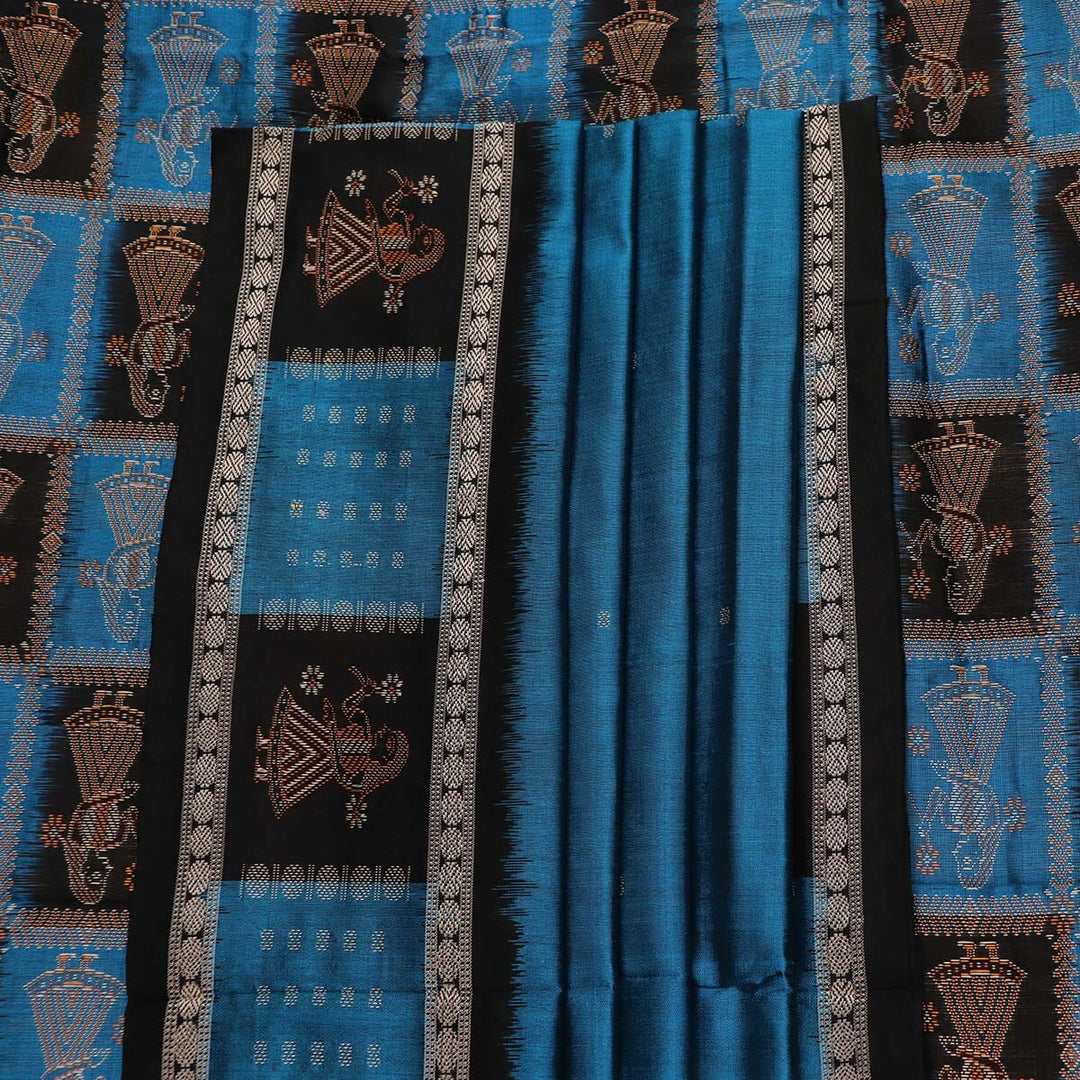 Handloom Silk Bomkai Saree Handloom Saree_Bomkai Silk Priyadarshini Handloom