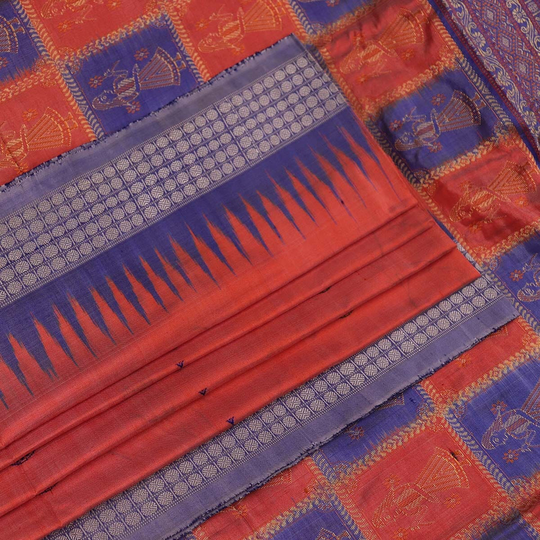 Handloom Silk Bomkai Saree Handloom Saree_Bomkai Silk Priyadarshini Handloom