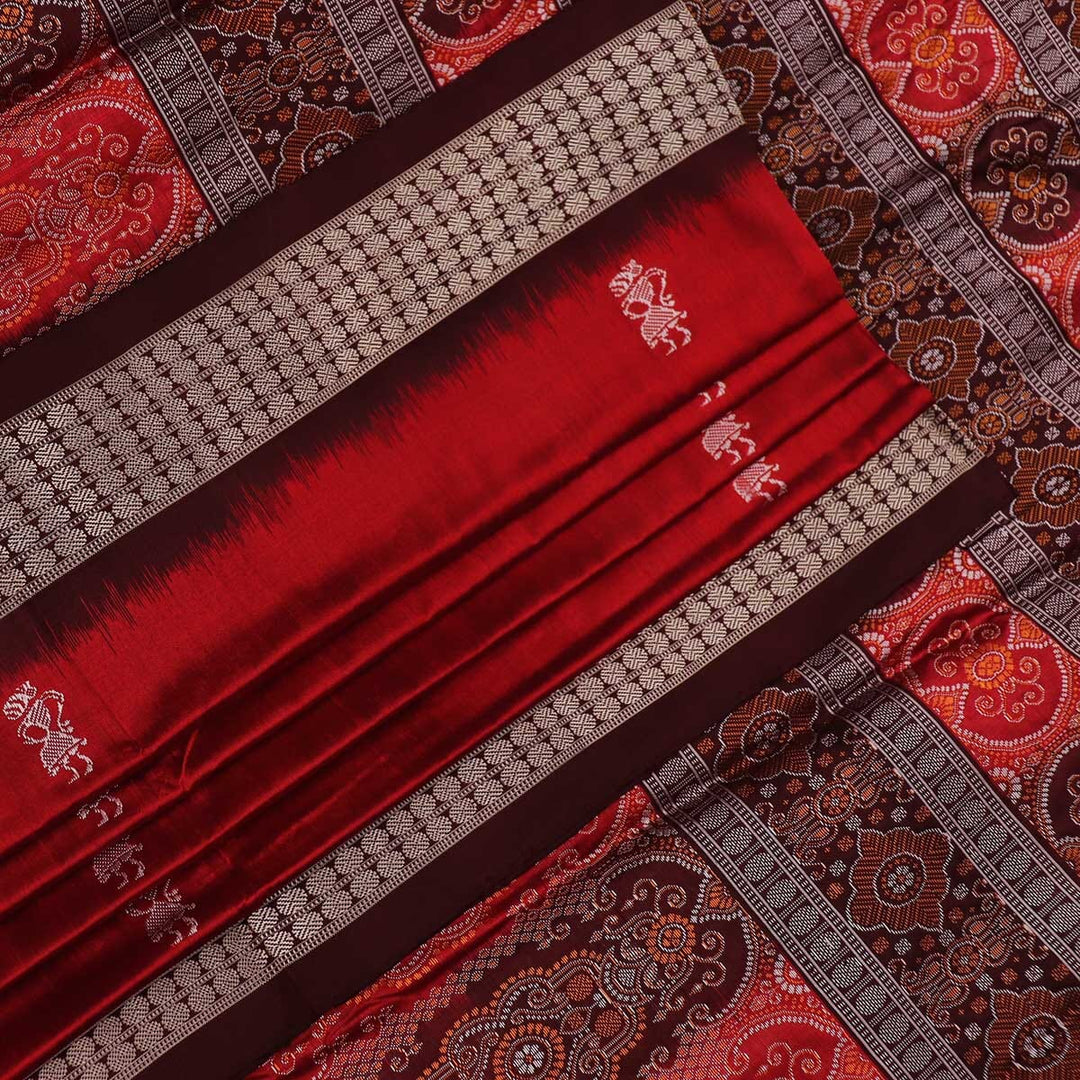 Handloom Silk Bomkai Saree Handloom Saree_Bomkai Silk Priyadarshini Handloom