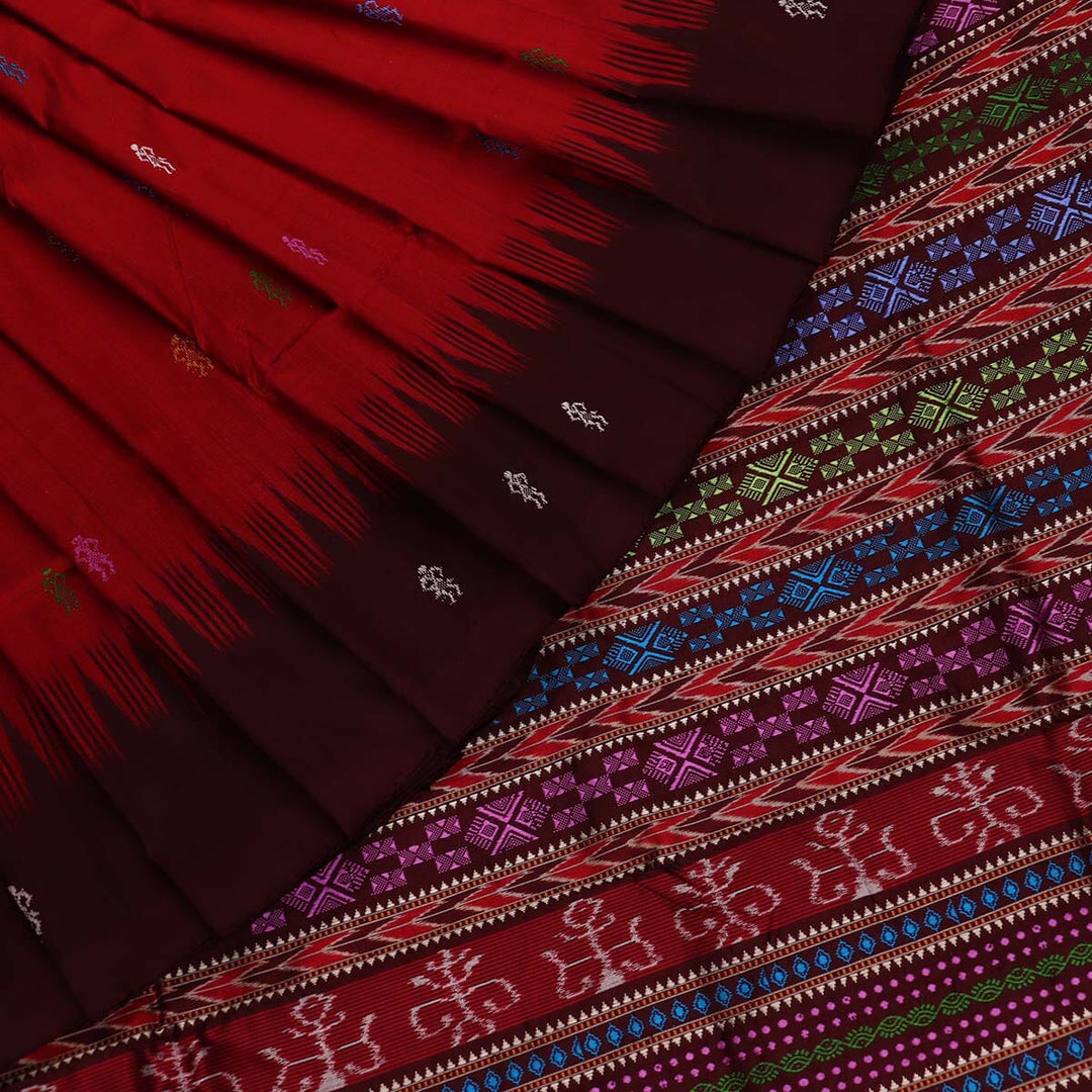 Priyadarshini Handloom, Handwoven Bomkai Silk Saree, Silk Saree, Handloom Saree, Traditional Saree, Indian Saree, Handloom Silk Saree, Ethno-chic Saree.