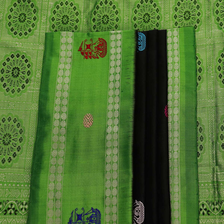 Handloom Silk Bomkai Saree Handloom Saree_Bomkai Silk Priyadarshini Handloom