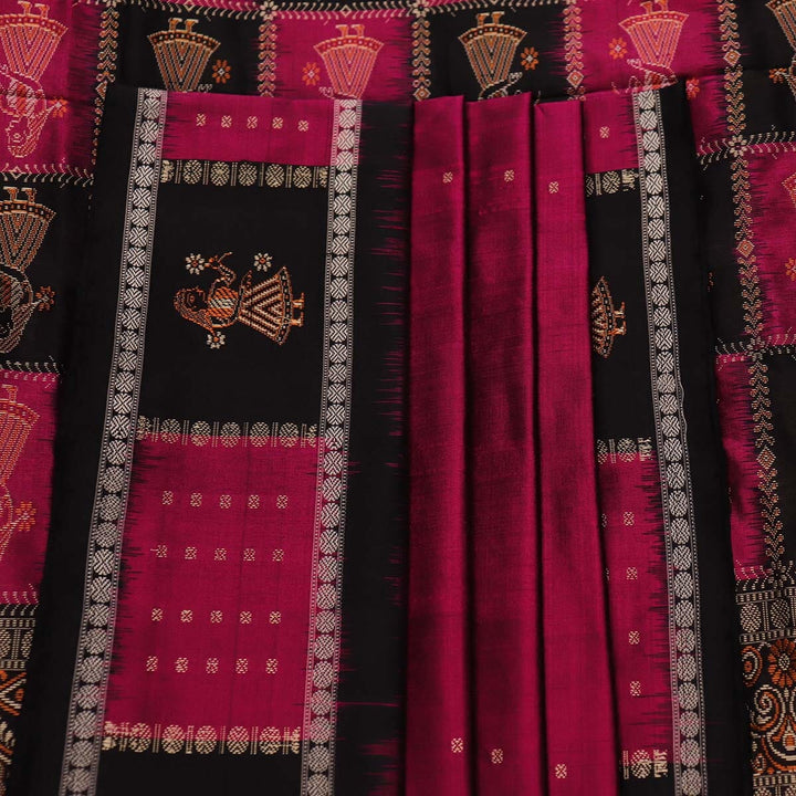 Handloom Silk Bomkai Saree Handloom Saree_Bomkai Silk Priyadarshini Handloom