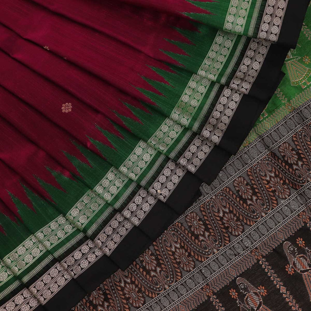 Handloom Silk Bomkai Saree Handloom Saree_Bomkai Silk Priyadarshini Handloom