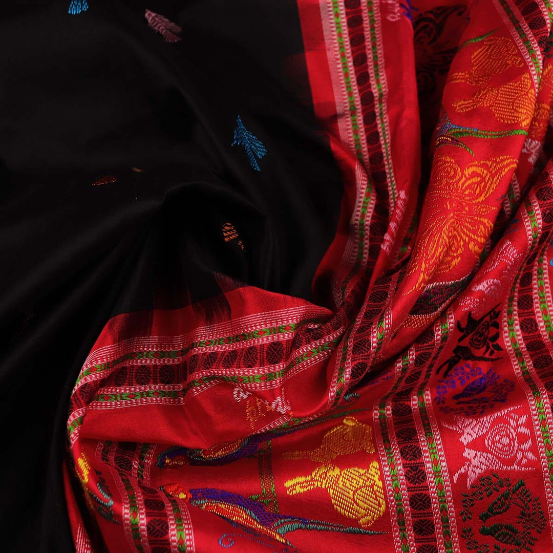 Handloom Silk Bomkai Saree Handloom Saree_Bomkai Silk Priyadarshini Handloom