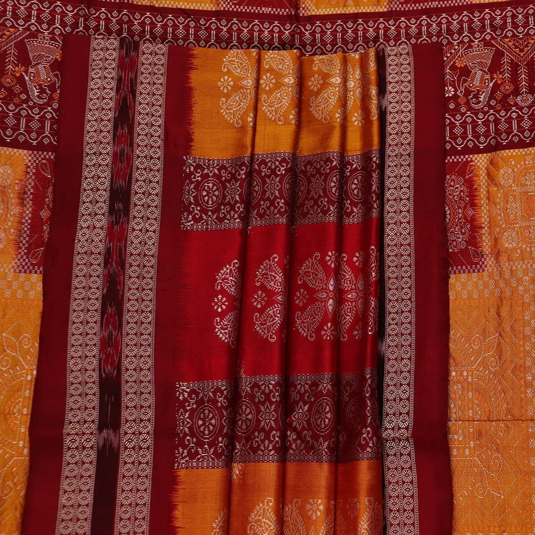 Handloom Silk Bomkai Saree Handloom Saree_Bomkai Silk Priyadarshini Handloom
