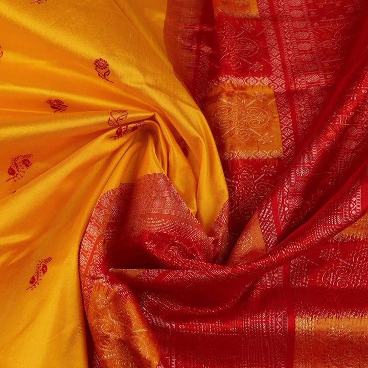 Handloom Silk Bomkai Saree Handloom Saree_Bomkai Silk Priyadarshini Handloom