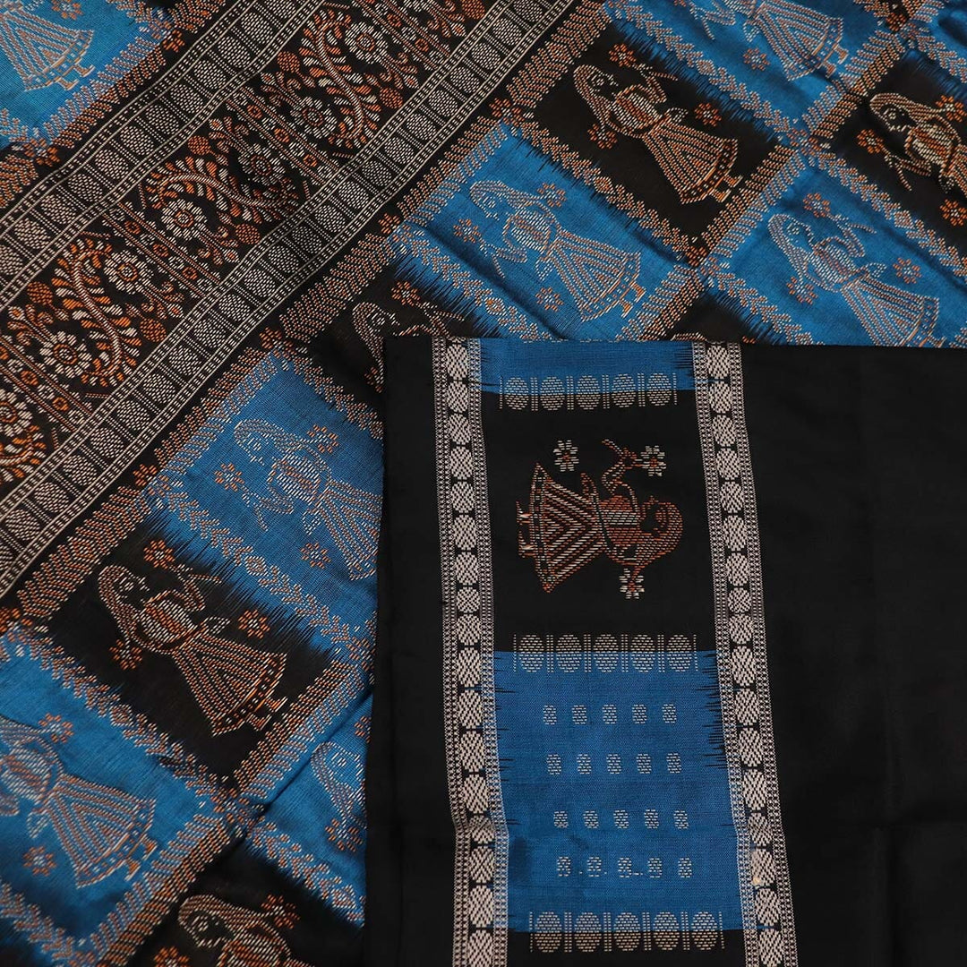 Handloom Silk Bomkai Saree Handloom Saree_Bomkai Silk Priyadarshini Handloom