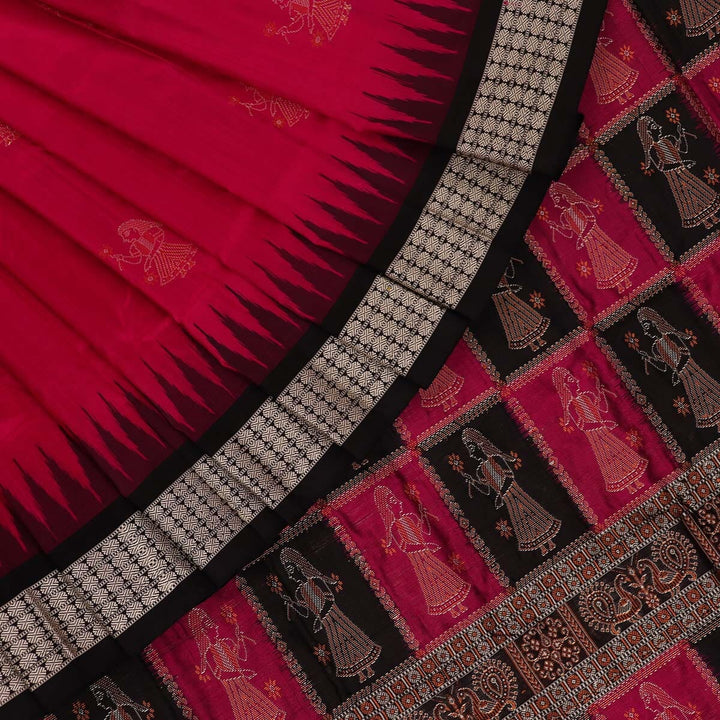 Priyadarshini Handloom, Handwoven Bomkai Silk Saree, Silk Saree, Handloom Saree, Traditional Saree, Indian Saree, Handloom Silk Saree, Ethno-chic Saree.