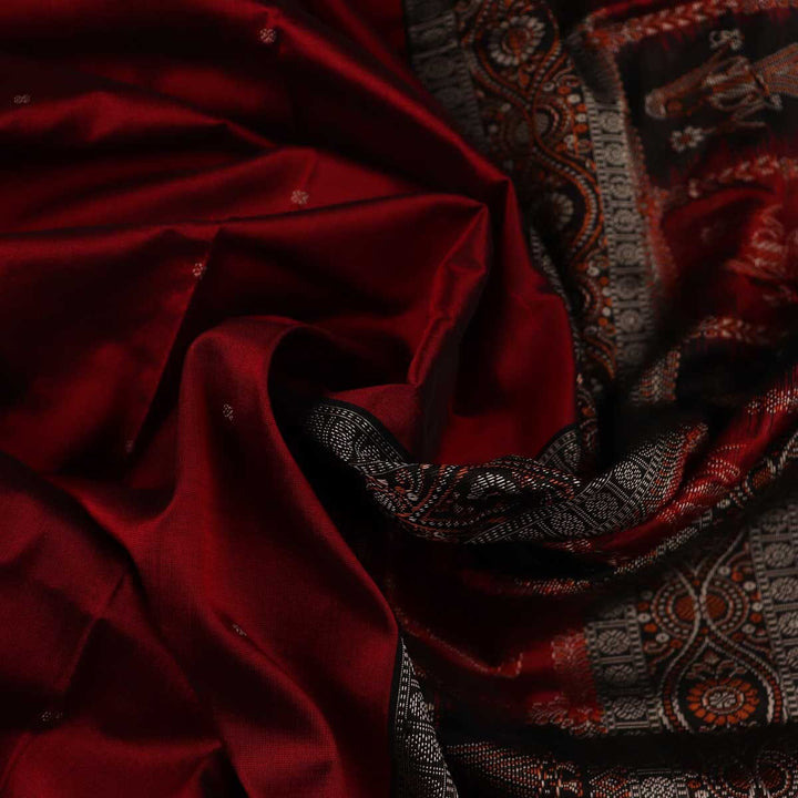 Handloom Silk Bomkai Saree Handloom Saree_Bomkai Silk Priyadarshini Handloom