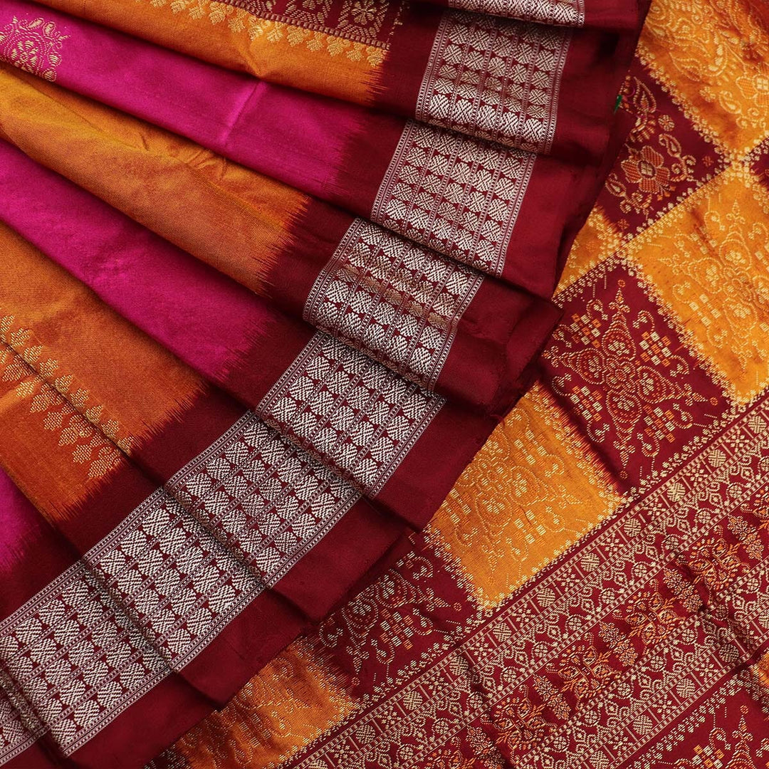 Handloom Silk Bomkai Saree Handloom Saree_Bomkai Silk Priyadarshini Handloom