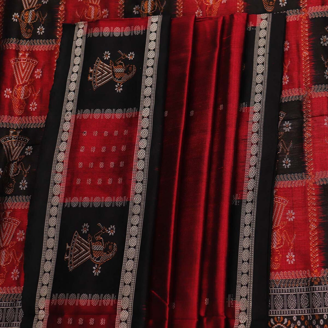 Handloom Silk Bomkai Saree Handloom Saree_Bomkai Silk Priyadarshini Handloom