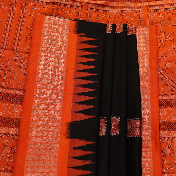 Handloom Silk Bomkai Saree Handloom Saree_Bomkai Silk Priyadarshini Handloom