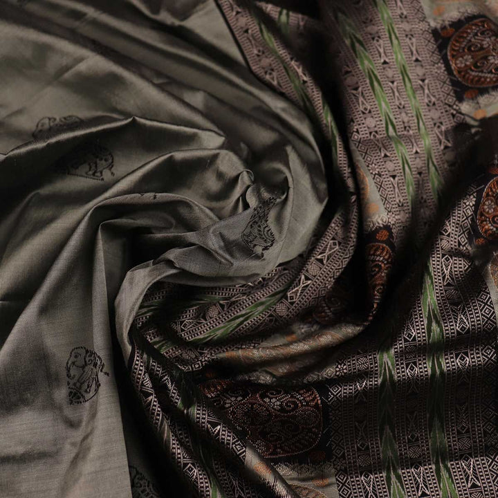 Handloom Silk Bomkai Saree Handloom Saree_Bomkai Silk Priyadarshini Handloom
