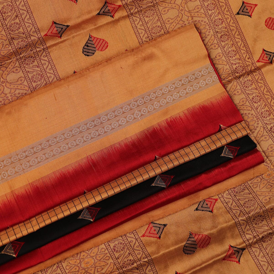 Handloom Silk Bomkai Saree Handloom Saree_Bomkai Silk Priyadarshini Handloom