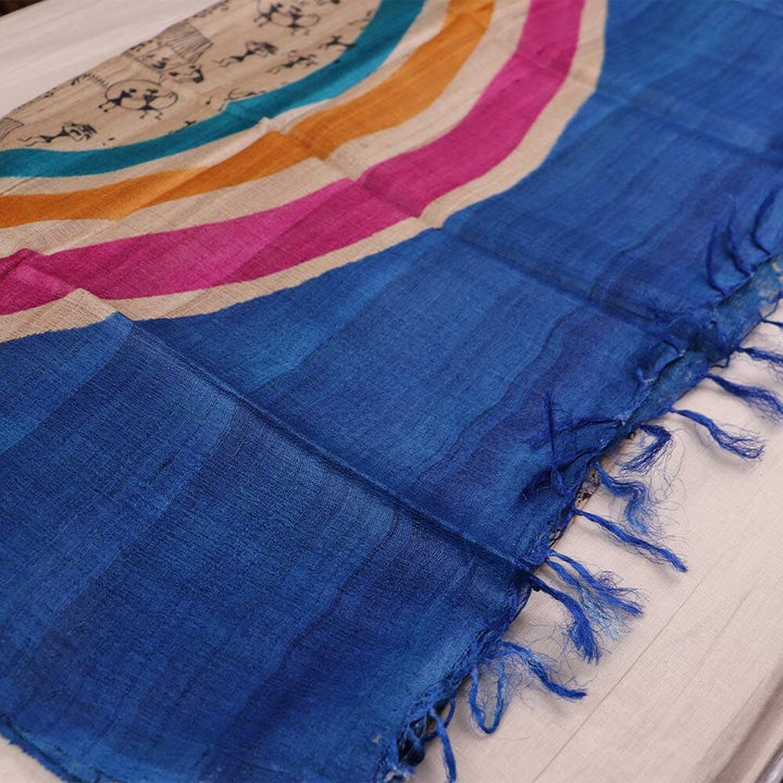 Handloom Tussar Silk Dupatta Handloom Dupatta_Silk Priyadarshini Handloom