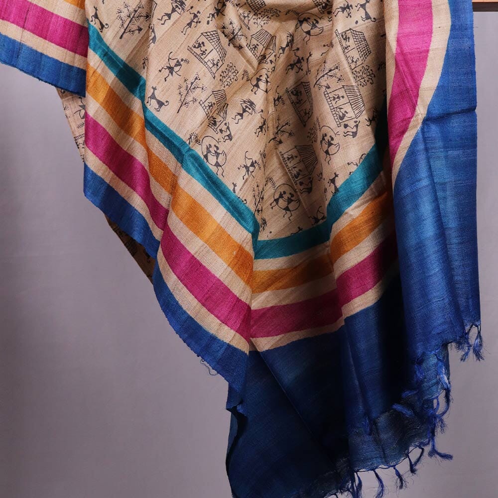 Handloom Tussar Silk Dupatta Handloom Dupatta_Silk Priyadarshini Handloom