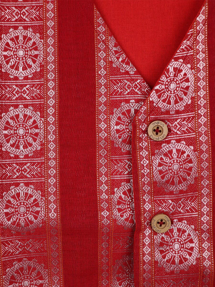 Handwoven Cotton Jacket Handloom Jacket_Women Priyadarshini Handloom