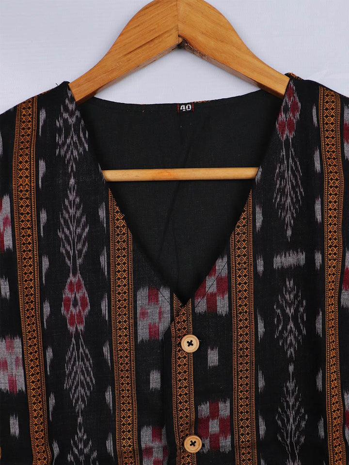 Handwoven Cotton Jacket Handloom Jacket_Women Priyadarshini Handloom