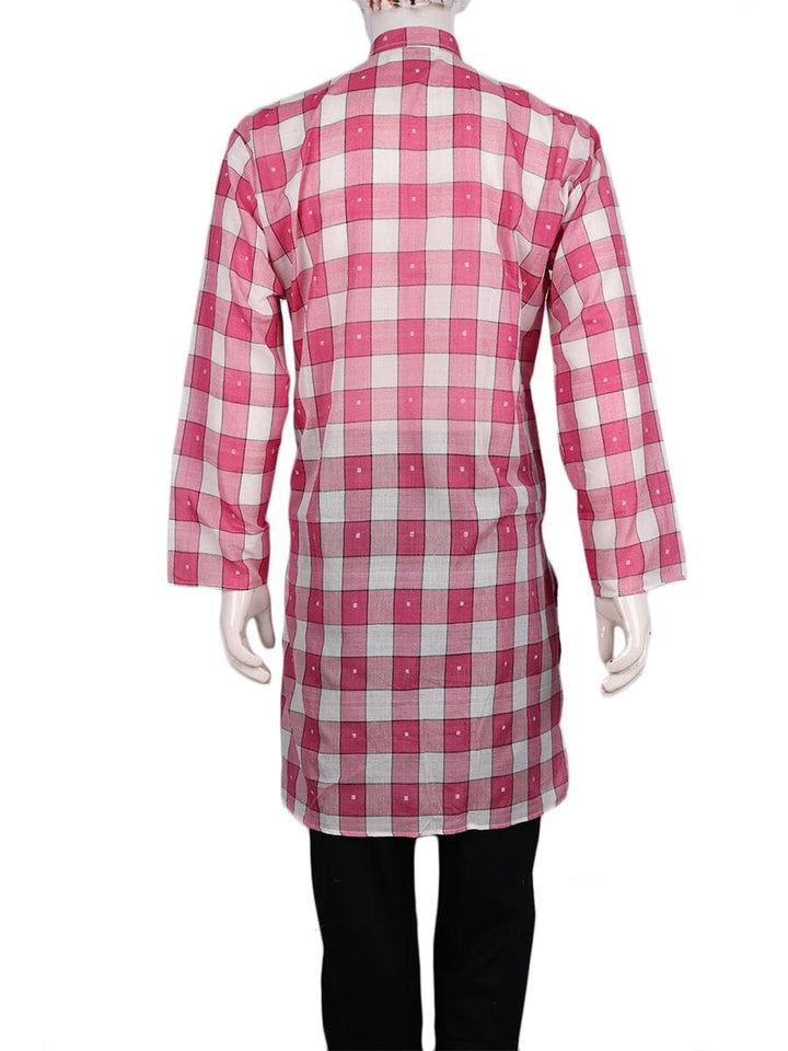 Handwoven Cotton Kurta Handloom Shirt & Kurta_Men Priyadarshini Handloom