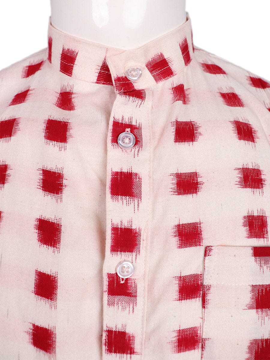 Handwoven Cotton Kurta Handloom Shirt & Kurta_Men Priyadarshini Handloom