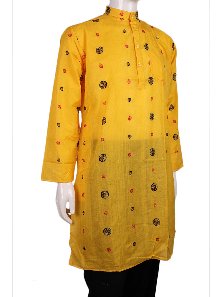 Handwoven Cotton Kurta Handloom Shirt & Kurta_Men Priyadarshini Handloom