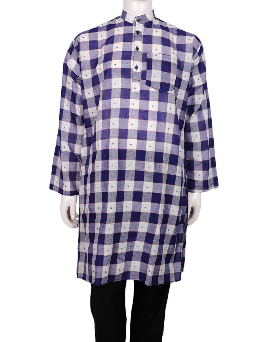 Handwoven Cotton Kurta Handloom Shirt & Kurta_Men Priyadarshini Handloom