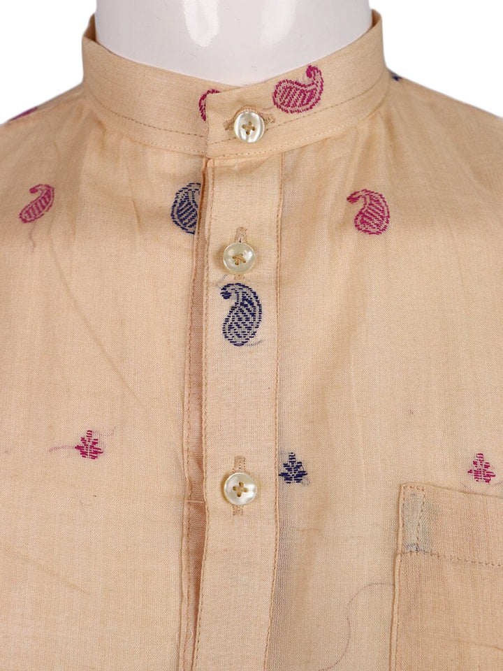 Handwoven Cotton Kurta Handloom Shirt & Kurta_Men Priyadarshini Handloom