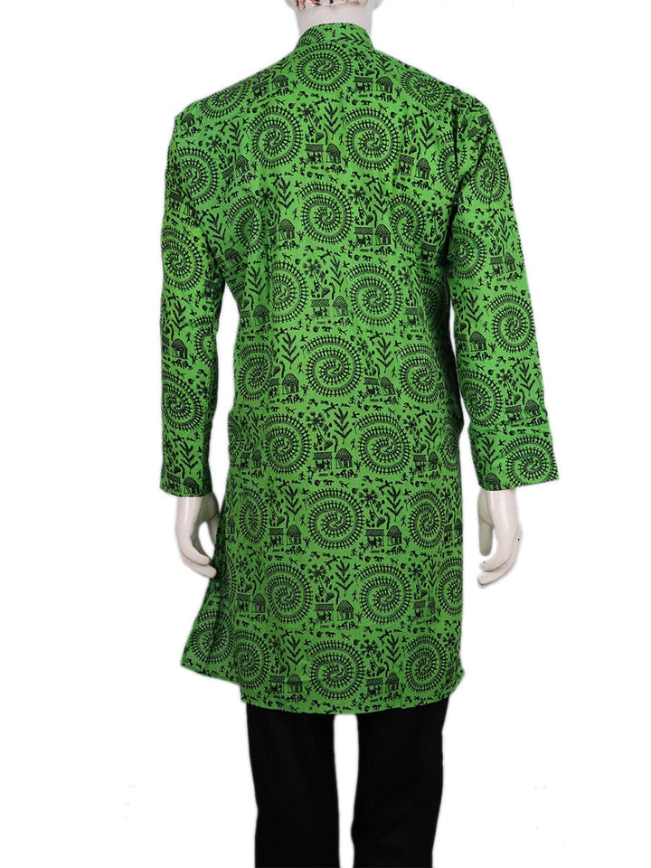Handwoven Cotton Kurta Handloom Shirt & Kurta_Men Priyadarshini Handloom