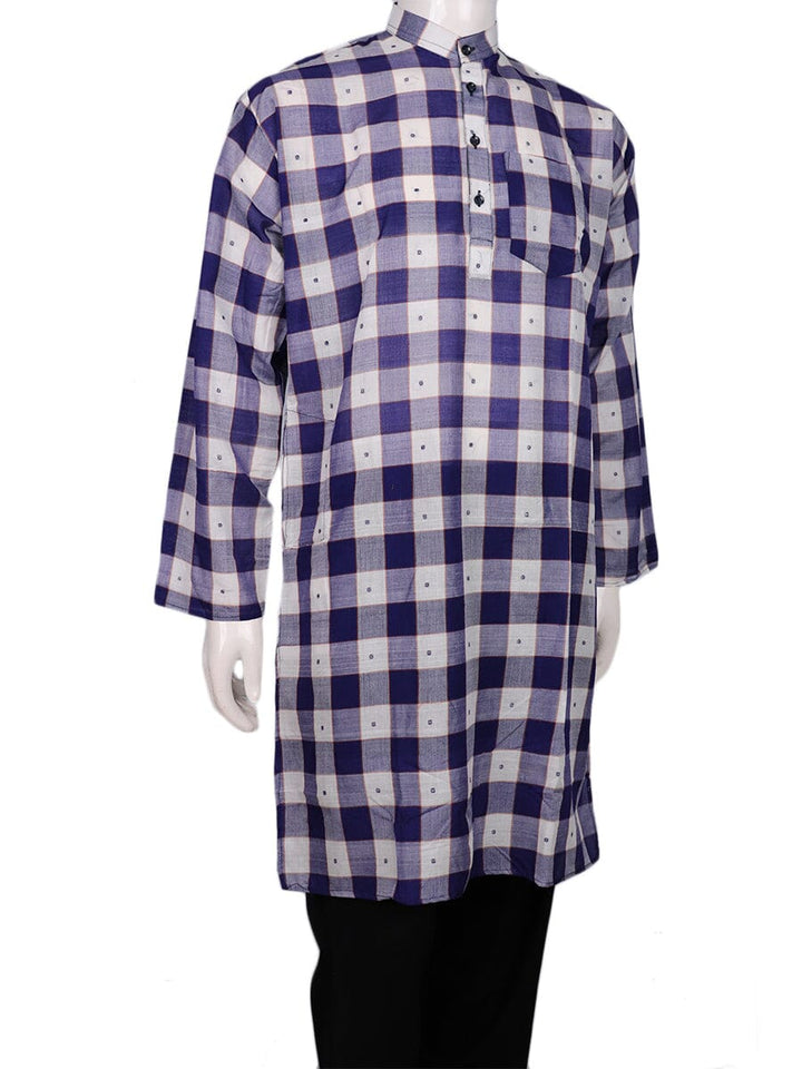 Handwoven Cotton Kurta Handloom Shirt & Kurta_Men Priyadarshini Handloom