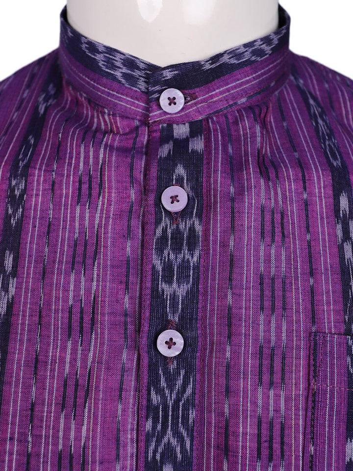 Handwoven Cotton Kurta Handloom Shirt & Kurta_Men Priyadarshini Handloom