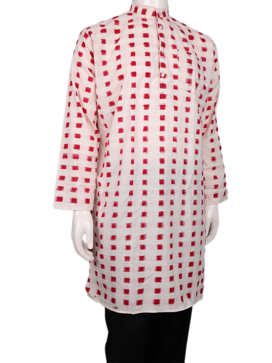 Handwoven Cotton Kurta Handloom Shirt & Kurta_Men Priyadarshini Handloom