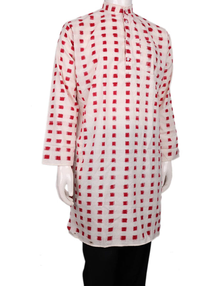 Handwoven Cotton Kurta Handloom Shirt & Kurta_Men Priyadarshini Handloom