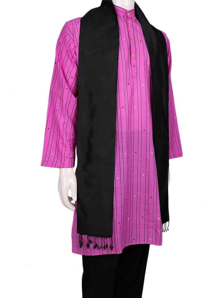 Handwoven Cotton Kurta Handloom Shirt & Kurta_Men Priyadarshini Handloom