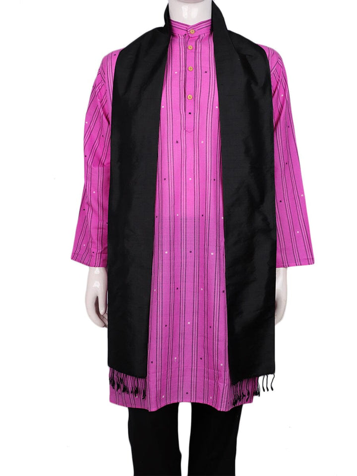 Handwoven Cotton Kurta Handloom Shirt & Kurta_Men Priyadarshini Handloom