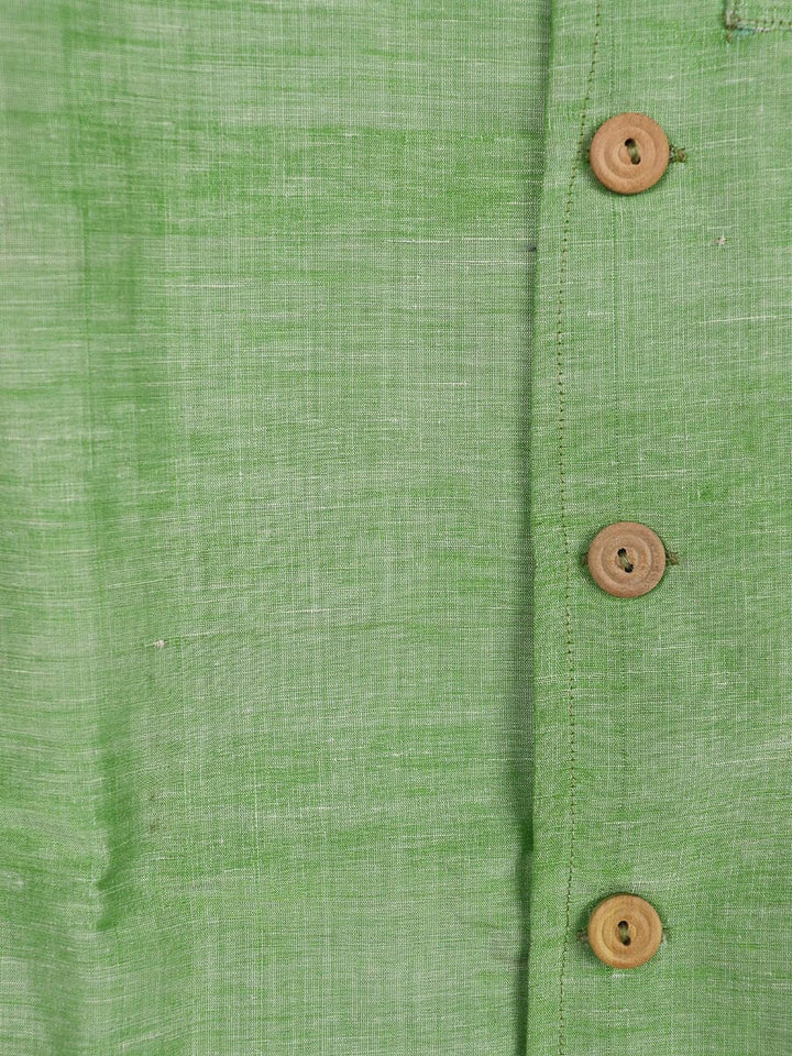 Handwoven Cotton Nehru Jacket Handloom Nehru Jacket_Cotton Priyadarshini Handloom