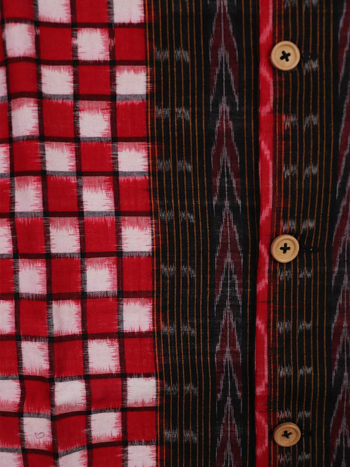 Handwoven Cotton Nehru Jacket Handloom Nehru Jacket_Cotton Priyadarshini Handloom