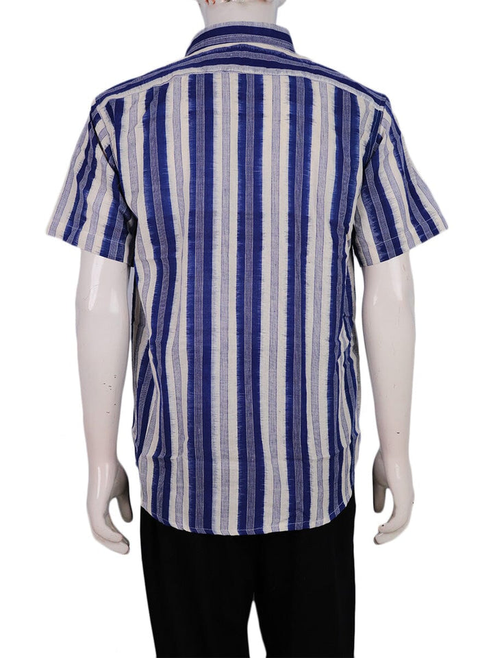 Handwoven Cotton Shirt Handloom Shirt & Kurta_Men Priyadarshini Handloom