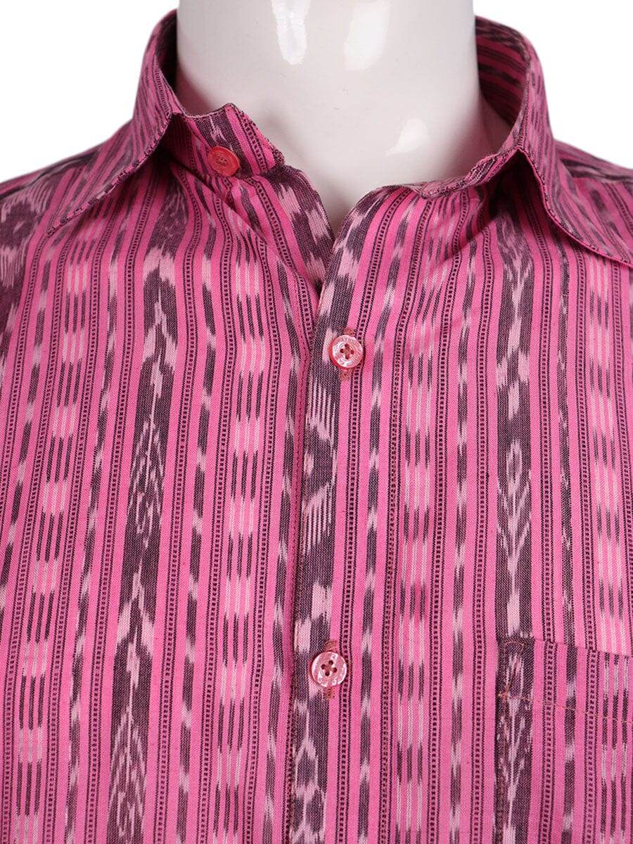 Handwoven Cotton Shirt Handloom Shirt & Kurta_Men Priyadarshini Handloom